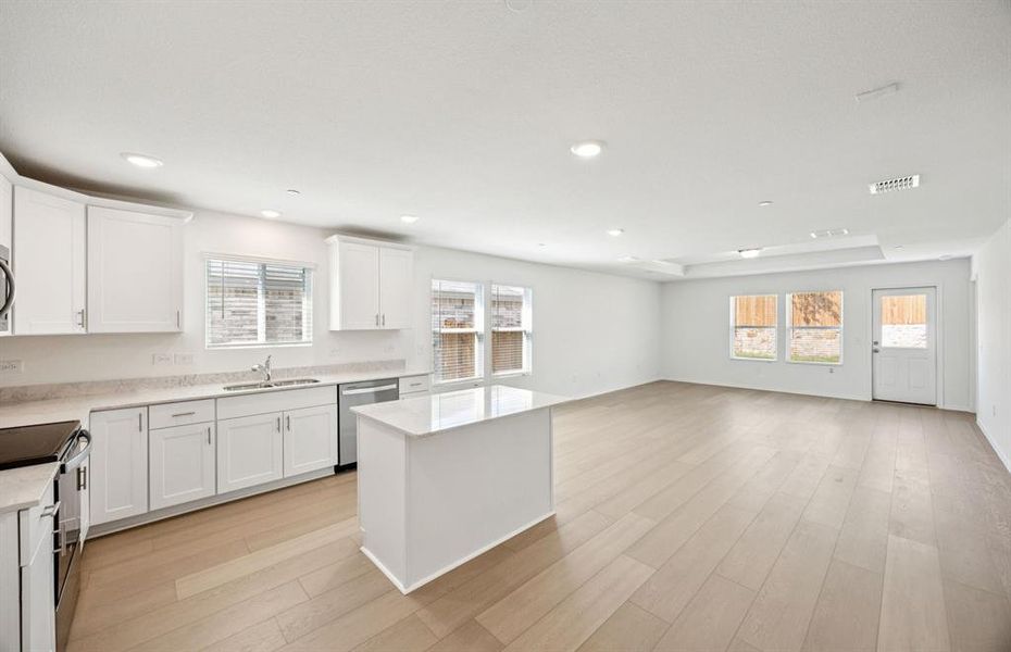 View of gathering room from kitchen View of gathering room from kitchen