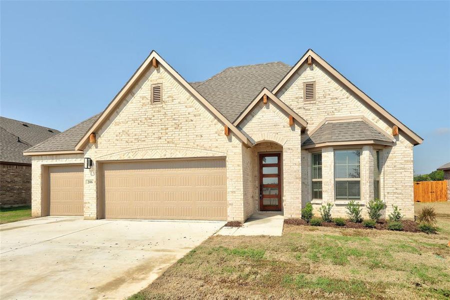Front exterior of a new home in , Josephine, TX, highlighting curb appeal (Image 24). Front exterior of a new home in , Josephine, TX, highlighting curb appeal (Image 24).