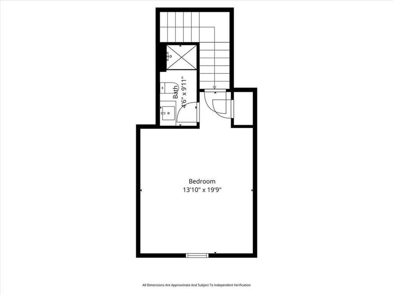2D floor plan layout of this home in , Gainesville, GA (Image 6).