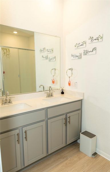 Furnished interior view inside a new home in , Leander (Image 14).