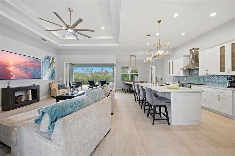 Furnished interior view inside a new home in , Port Charlotte (Image 6). Furnished interior view inside a new home in , Port Charlotte (Image 6).