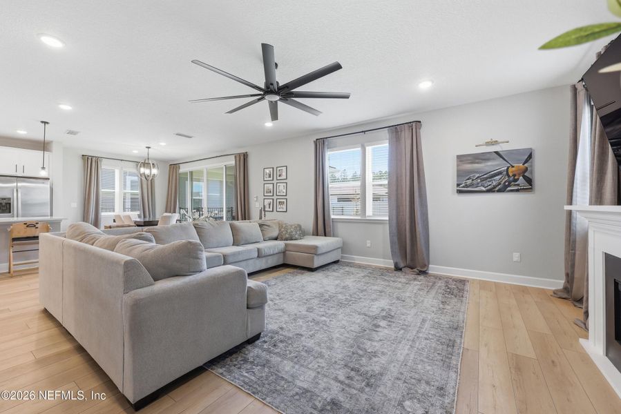 Furnished interior view inside a new home in Tributary, Yulee (Image 35).