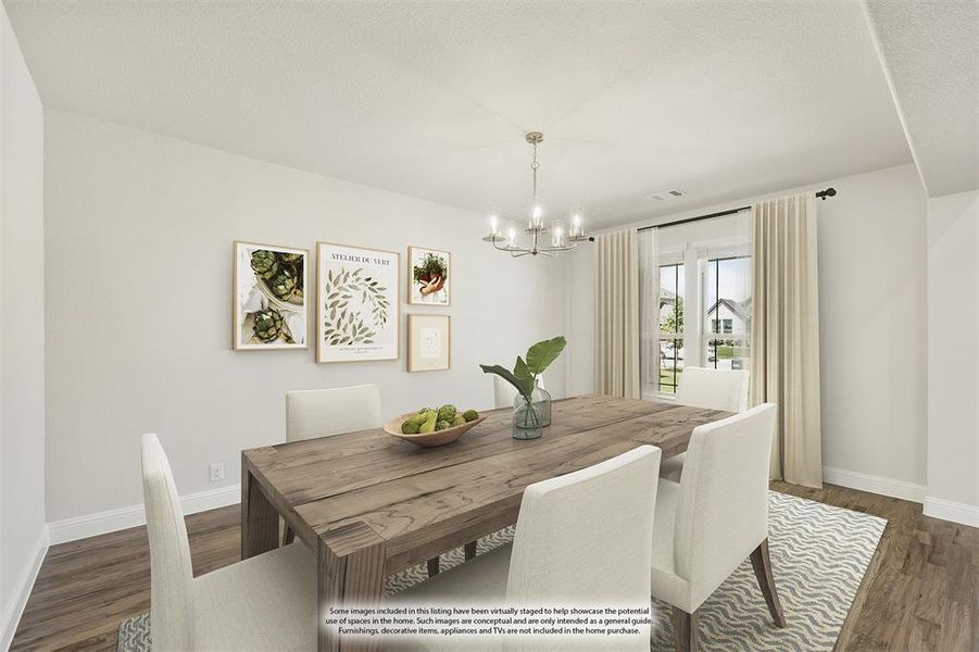 Furnished interior view inside a new home in Mockingbird Heights Classic 60, Midlothian (Image 16). Furnished interior view inside a new home in Mockingbird Heights Classic 60, Midlothian (Image 16).