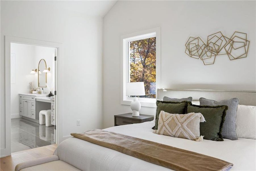 Furnished interior view inside a new home in , Chamblee (Image 29).