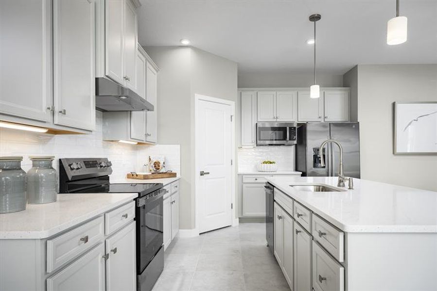 Representative furnished interior of a home built from the Brooks by Ryan Homes in Silver Oaks, Port St. Lucie (Image 5).