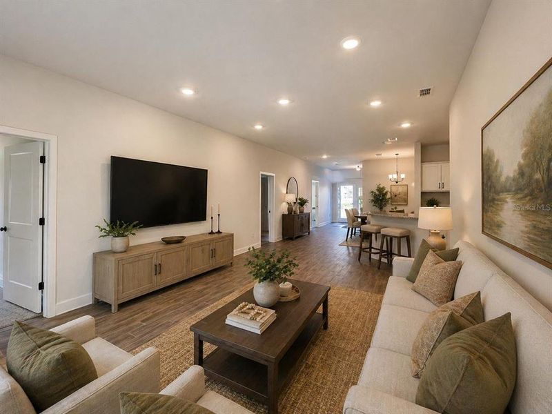 Furnished interior view inside a new home in Abbey Glen, Dade City (Image 5).