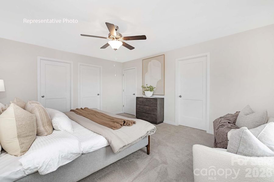 Furnished interior view inside a new home in Sanctuary at Southgate, Indian Trail (Image 14).