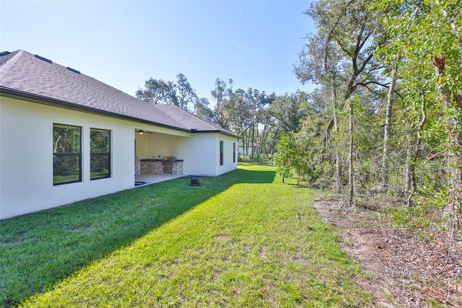 Exterior details and patio area of a home in Bella Terra, Hudson (Image 25).