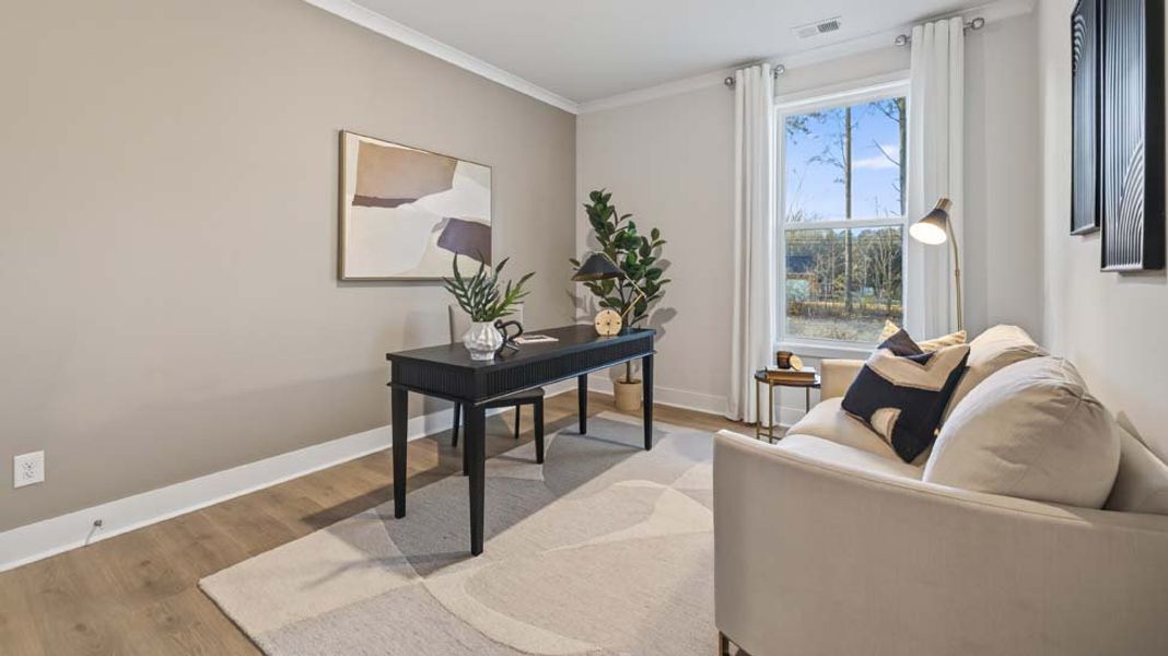 Furnished interior view inside a new home in Sylvan Creek, Denver (Image 12).