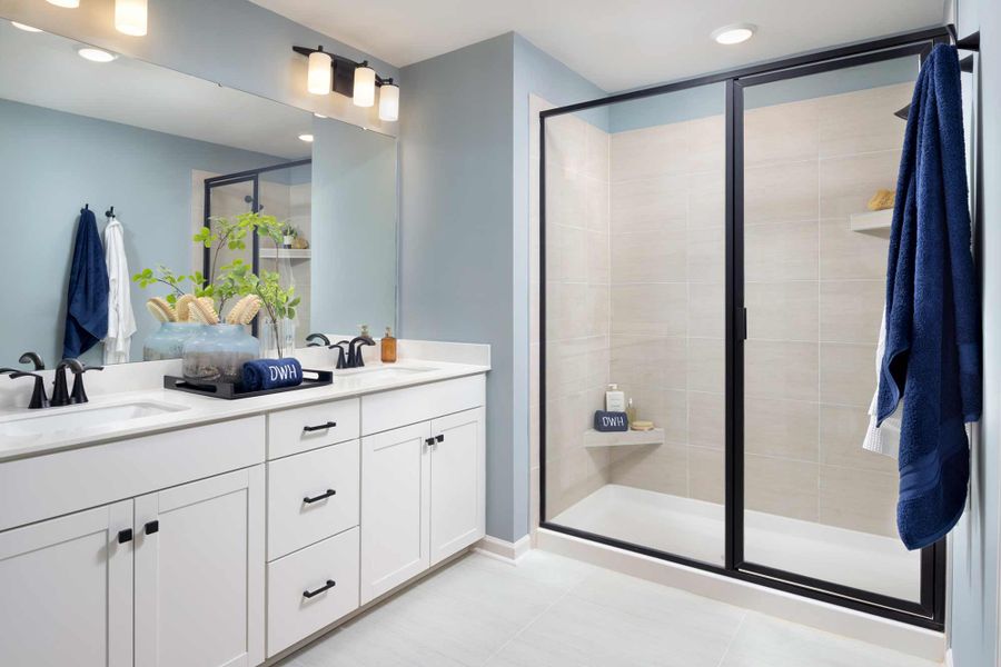 Representative furnished interior of a home built from the The Bluestar by David Weekley Homes in Hardy Pond Townhomes, Rock Hill (Image 6). Representative furnished interior of a home built from the The Bluestar by David Weekley Homes in Hardy Pond Townhomes, Rock Hill (Image 6).