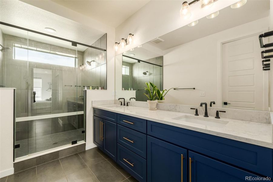 Furnished interior view inside a new home in Haskins Station, Arvada (Image 17).