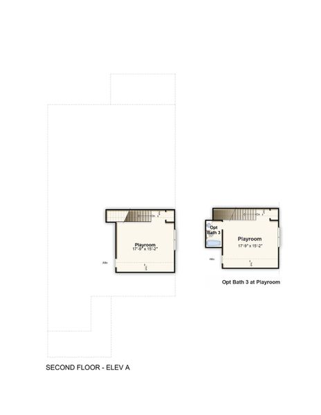 2D floor plan layout for the Kensley 55+ by Grant & Co in White Oak 55+, Arlington, TN (Image 4).