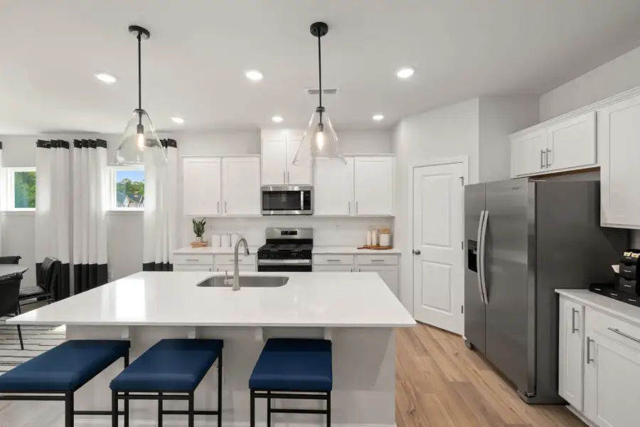 Furnished interior view inside a new home in Cambria, Garner (Image 5).