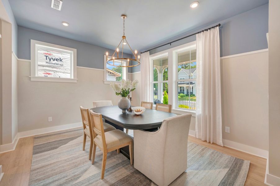 Representative furnished interior of a home built from the Collins by Beazer Homes in Friendship Village, Apex (Image 6).