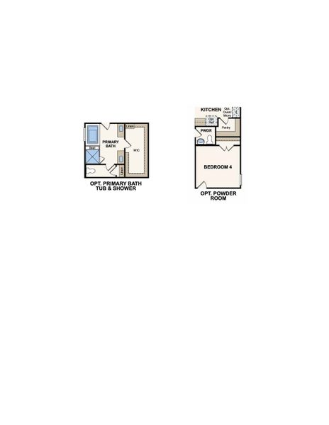 2D floor plan layout for the Aiken by Century Communities in Woodshore 70' and 80', Clute, TX (Image 4). 2D floor plan layout for the Aiken by Century Communities in Woodshore 70' and 80', Clute, TX (Image 4).