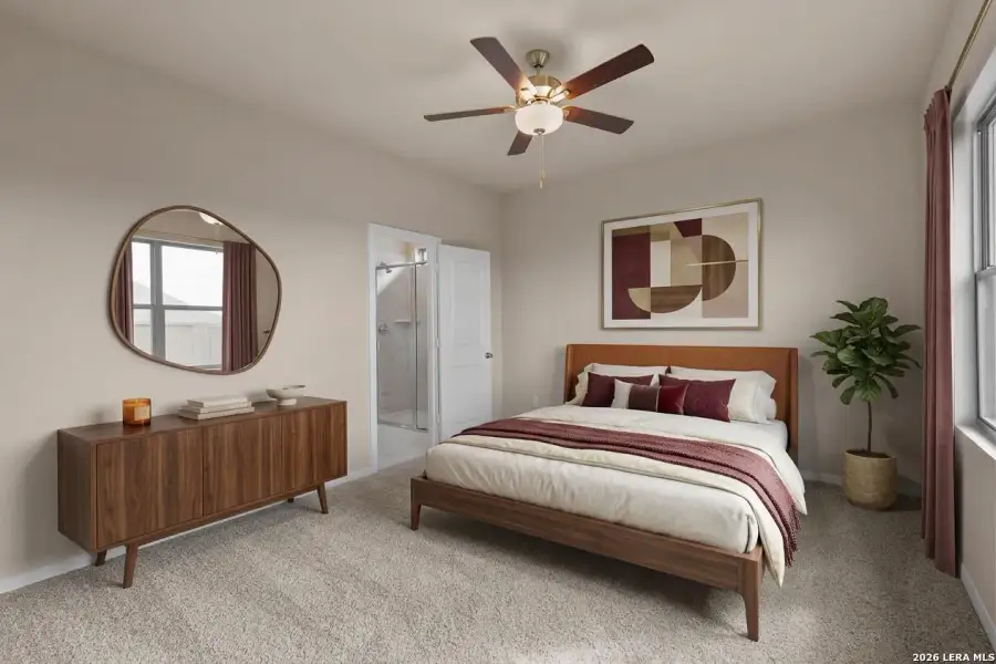 Furnished interior view inside a new home in Garden Grove, San Antonio (Image 11). Furnished interior view inside a new home in Garden Grove, San Antonio (Image 11).