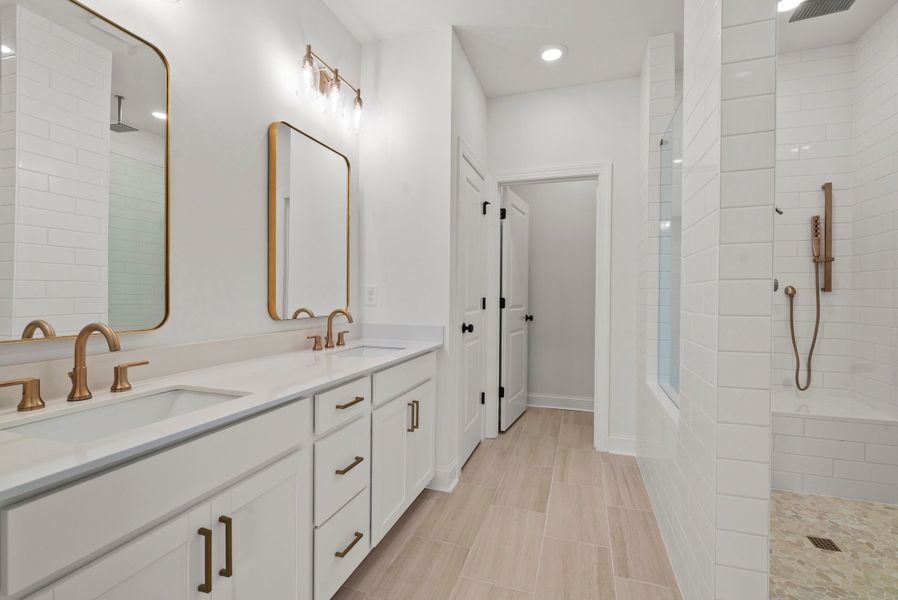 Representative furnished interior of a home built from the The Grayson II by The Providence Group in Townes 333, Peachtree Corners (Image 11).