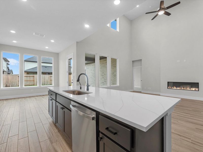 Furnished interior view inside a new home in Trillium 50′, Richmond (Image 6).