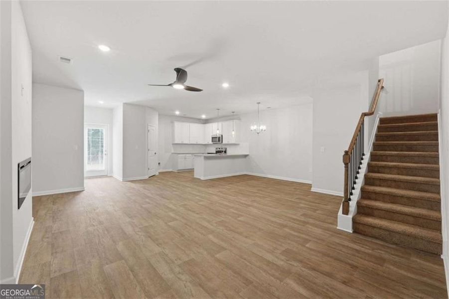 Spacious, unfurnished interior of a new home in Parkway James, Snellville (Image 27). Spacious, unfurnished interior of a new home in Parkway James, Snellville (Image 27).