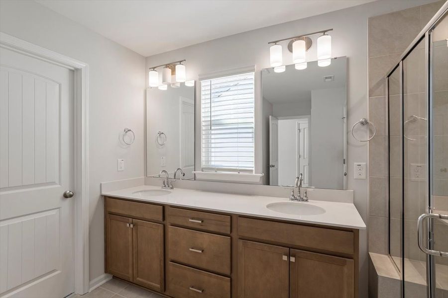 Furnished interior view inside a new home in Sweetbrier, Durham (Image 12).
