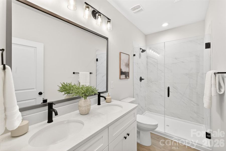 Furnished interior view inside a new home in , Mooresville (Image 16).