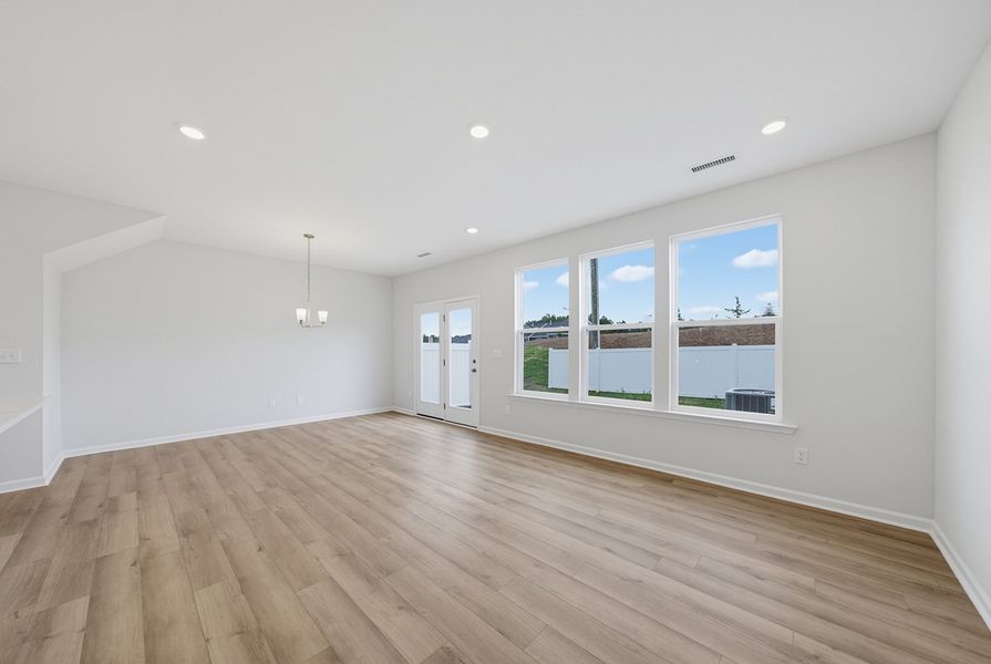 Spacious, unfurnished interior of a new home in Sweetbrier, Durham (Image 16). Spacious, unfurnished interior of a new home in Sweetbrier, Durham (Image 16).