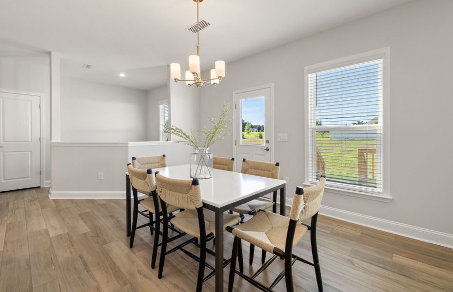 Representative furnished interior of a home built from the Mercer by Pulte Homes in Mailman Post, Knightdale (Image 9).