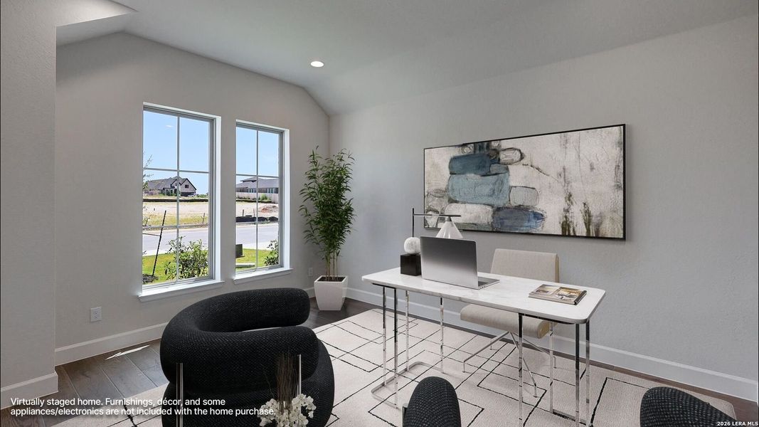 Furnished interior view inside a new home in Ladera, San Antonio (Image 9).