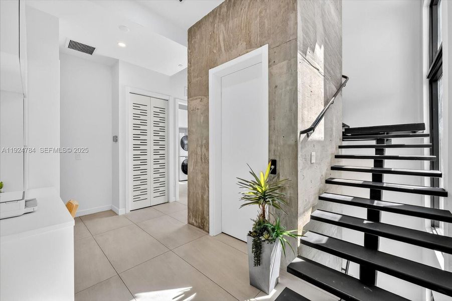 Furnished interior view inside a new home in , Miami Beach (Image 27). Furnished interior view inside a new home in , Miami Beach (Image 27).