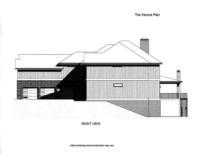 Exterior rendering of this home design in , Powder Springs, GA (Image 6). Exterior rendering of this home design in , Powder Springs, GA (Image 6).