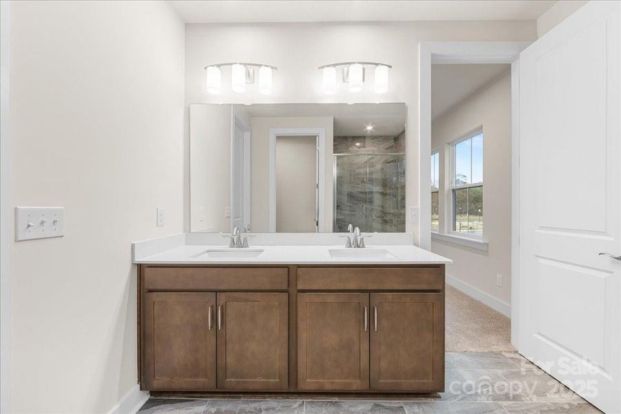 Dual Vanity at Primary Bath.