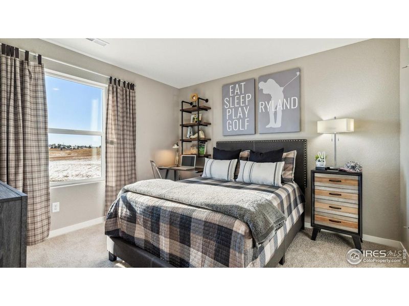 Furnished interior view inside a new home in Vista Meadows, Fort Lupton (Image 21).