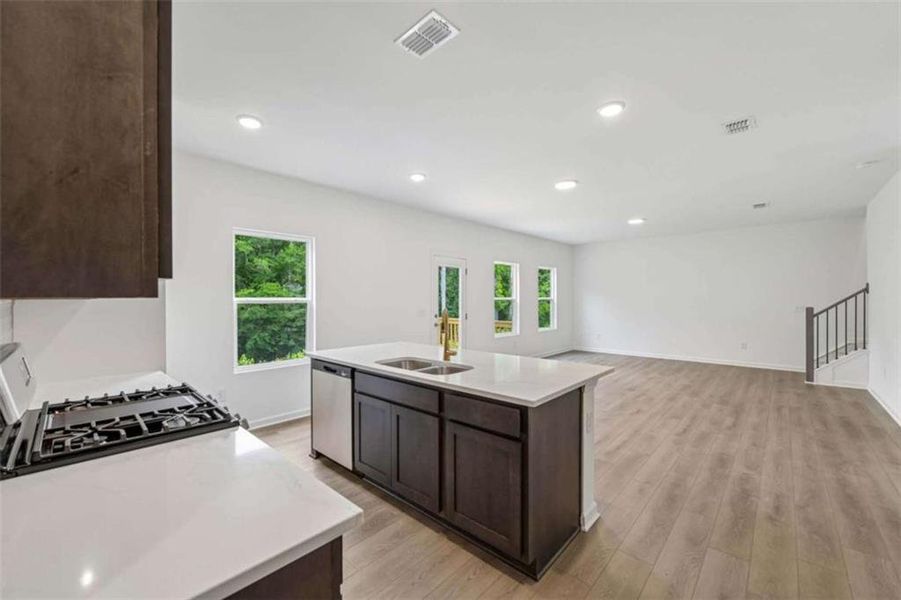 Furnished interior view inside a new home in The Pointe at Heron Bay, Locust Grove (Image 11).