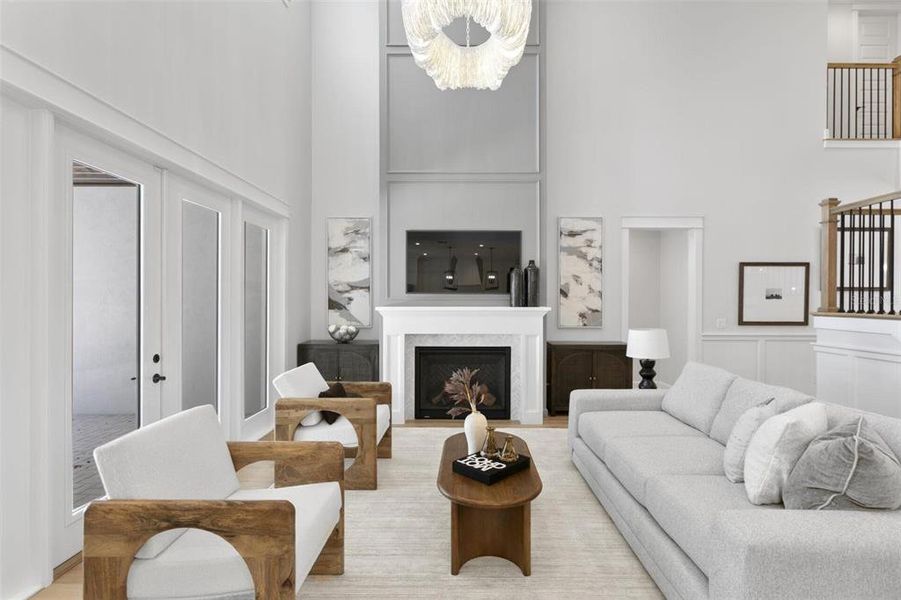 Furnished interior view inside a new home in , Tampa (Image 49).