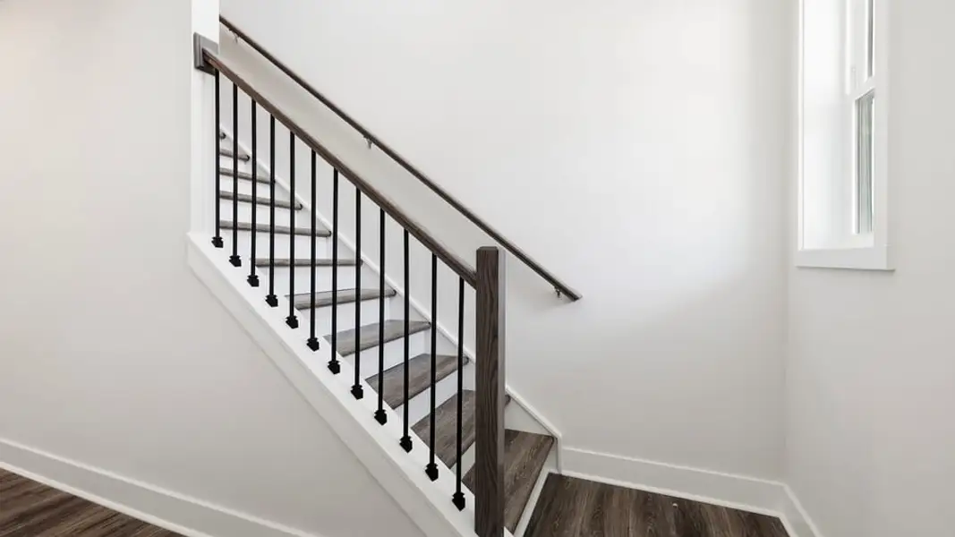 Spacious, unfurnished interior of a new home in Adams Glen, Greenville (Image 29). Spacious, unfurnished interior of a new home in Adams Glen, Greenville (Image 29).