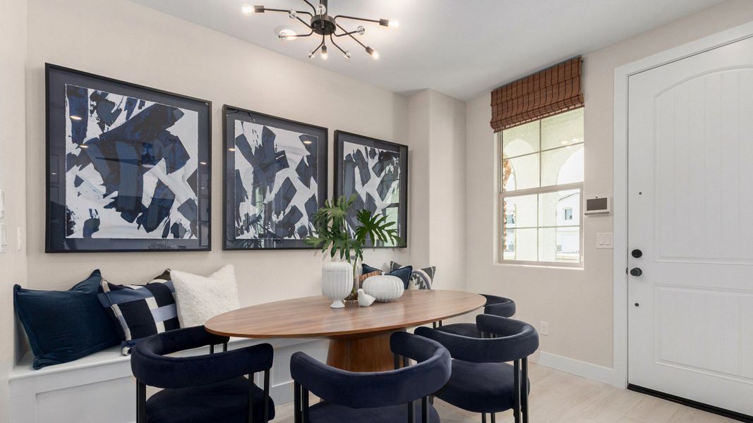 Representative furnished interior of a home built from the The Camille by DRB Homes in Surprise City Center, Surprise (Image 5).