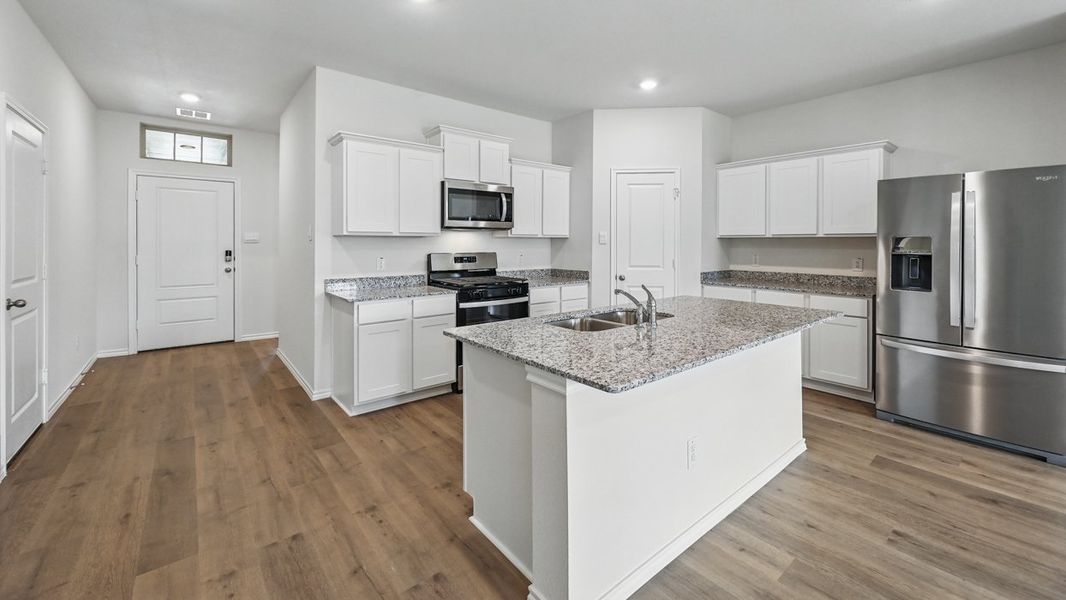 Furnished interior view inside a new home in Chalk Hill, Celina (Image 3). Furnished interior view inside a new home in Chalk Hill, Celina (Image 3).