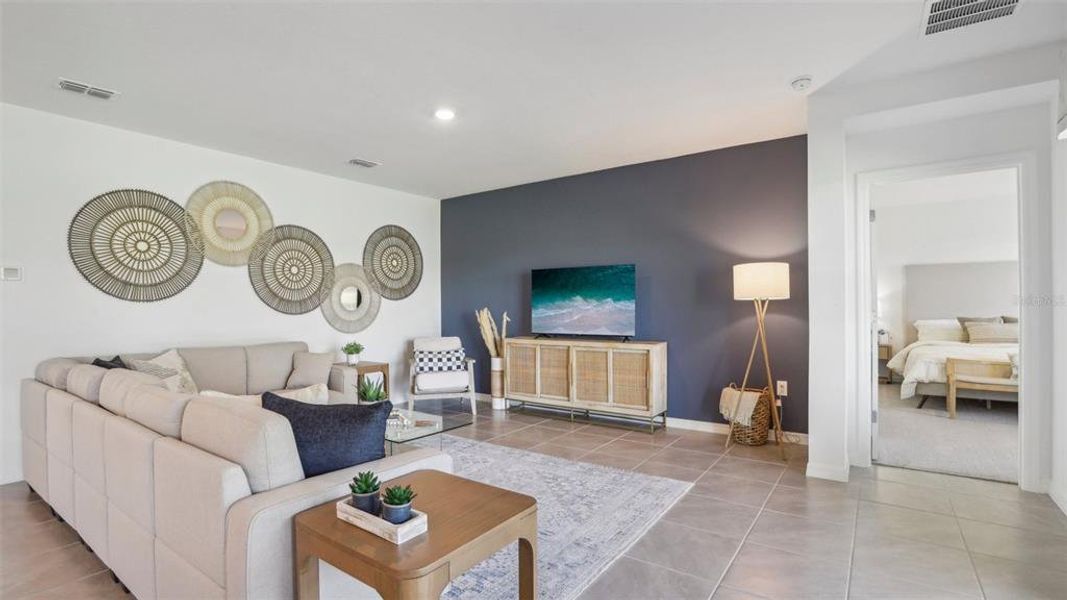 Furnished interior view inside a new home in Rye Crossing, Parrish (Image 14).