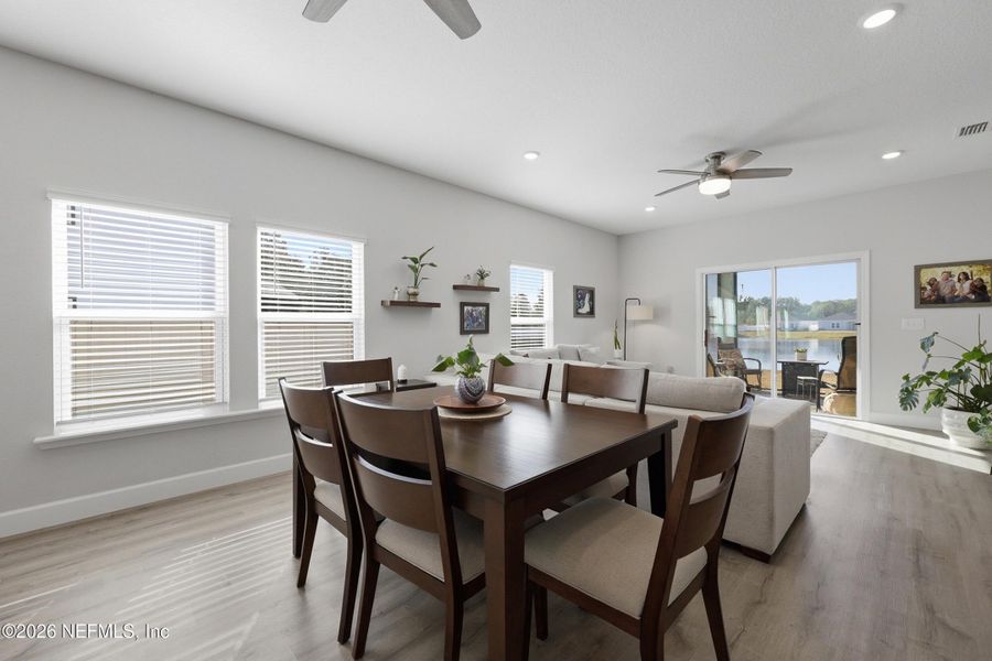 Furnished interior view inside a new home in , Fernandina Beach (Image 8).