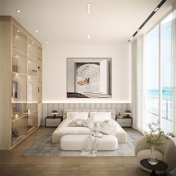 Furnished interior view inside a new home in , Sarasota (Image 22).