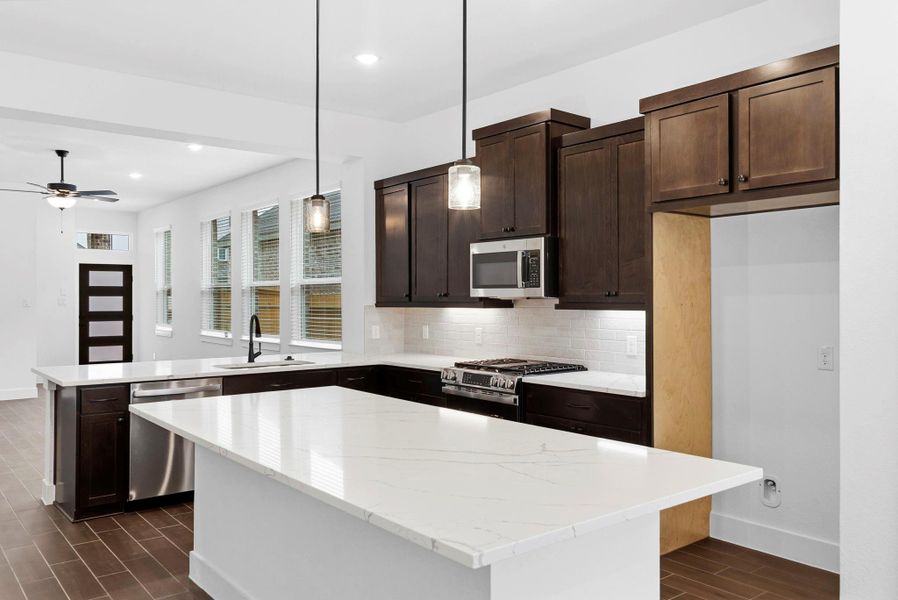 Furnished interior view inside a new home in Emory Glen, Magnolia (Image 6). Furnished interior view inside a new home in Emory Glen, Magnolia (Image 6).