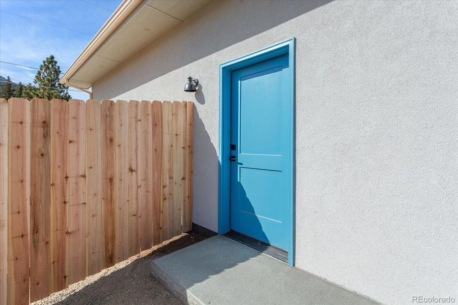 Exterior details and patio area of a home in , Poncha Springs (Image 24).