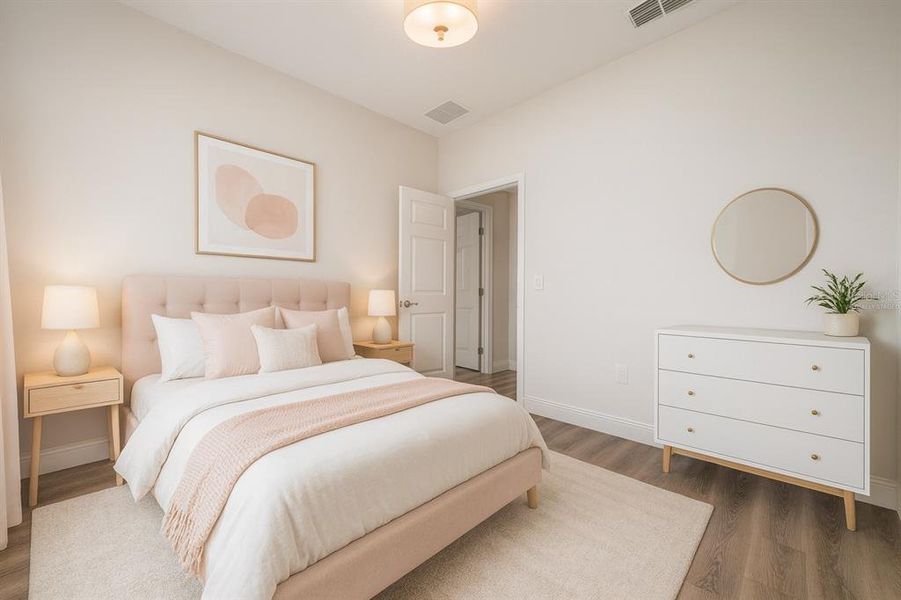 Furnished interior view inside a new home in , Ocala (Image 9).
