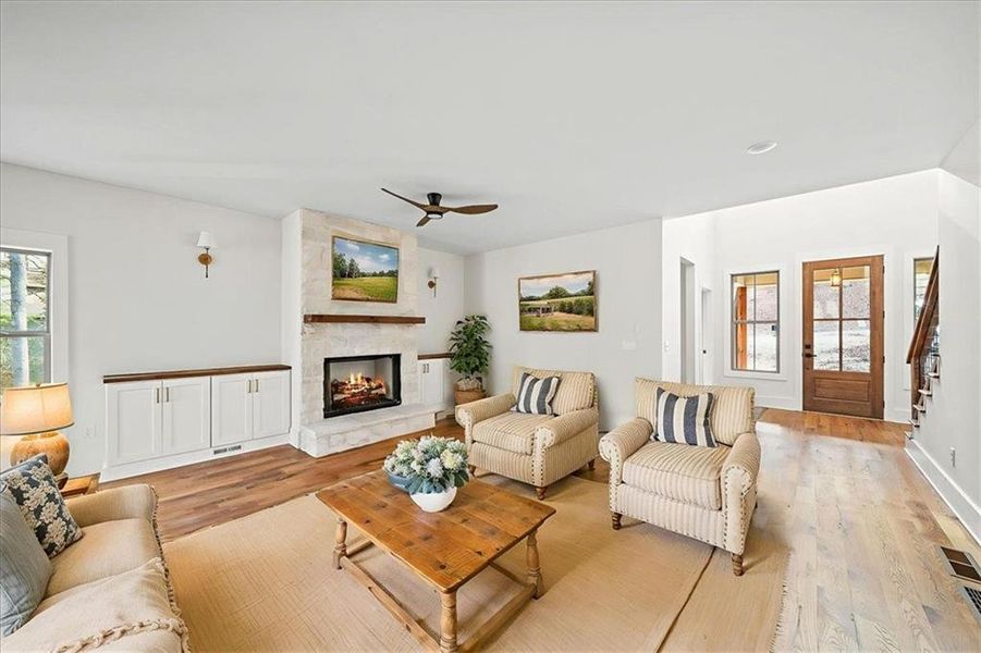 Furnished interior view inside a new home in , Ball Ground (Image 13).