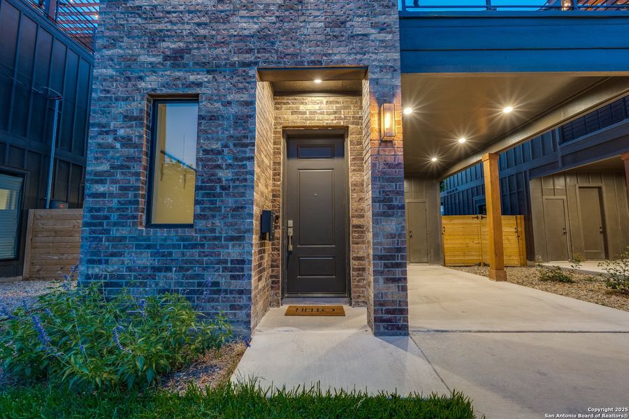 Exterior details and patio area of a home in , San Antonio (Image 22). Exterior details and patio area of a home in , San Antonio (Image 22).