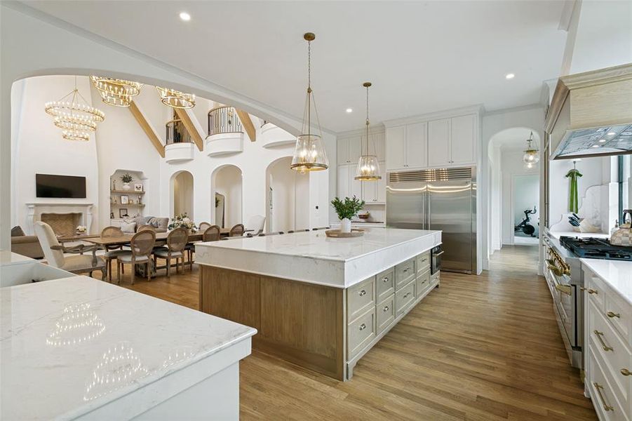 Furnished interior view inside a new home in , Keller (Image 31).