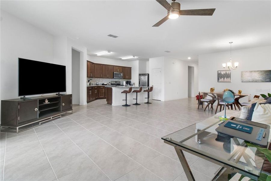 Furnished interior view inside a new home in , Davenport (Image 8).
