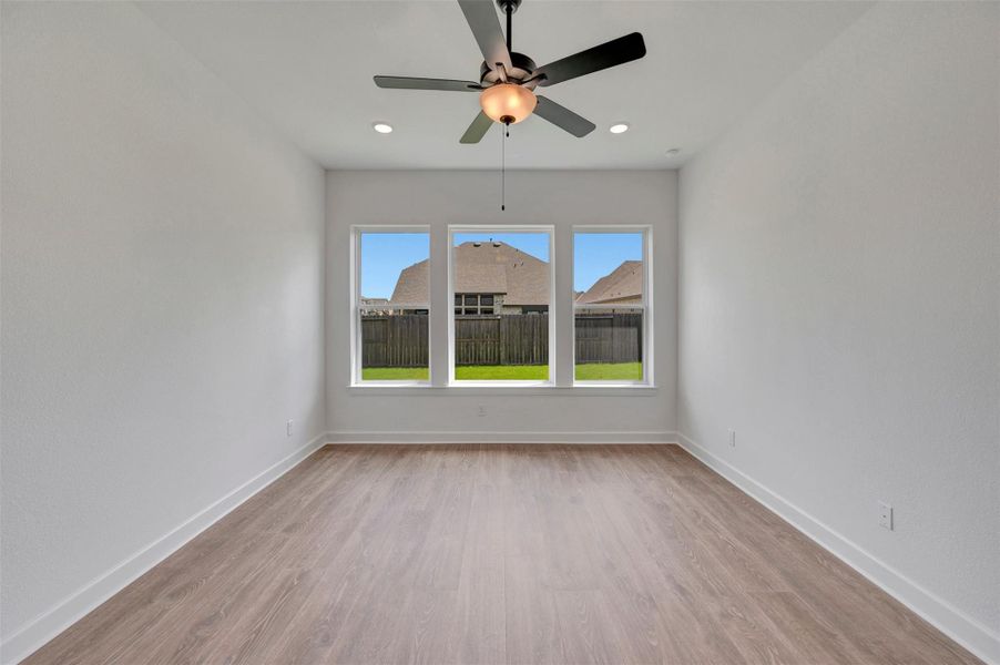 Spacious, unfurnished interior of a new home in Riceland - Enclave Collection, Mont Belvieu (Image 22). Spacious, unfurnished interior of a new home in Riceland - Enclave Collection, Mont Belvieu (Image 22).
