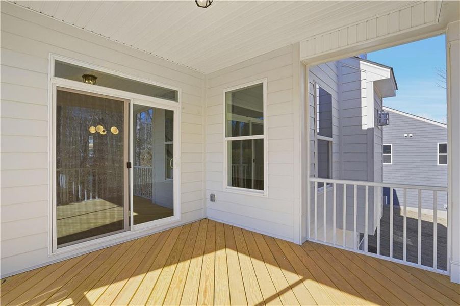 Exterior details and patio area of a home in , Dawsonville (Image 30).