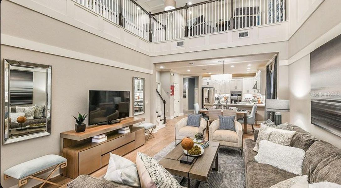 Furnished interior view inside a new home in The Waters at Center Lake Ranch, St. Cloud (Image 8).